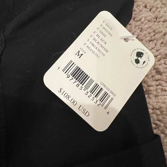 NWT new FREE PEOPLE sock it to me leggings medium black knit sweater bottom - Picture 10 of 17